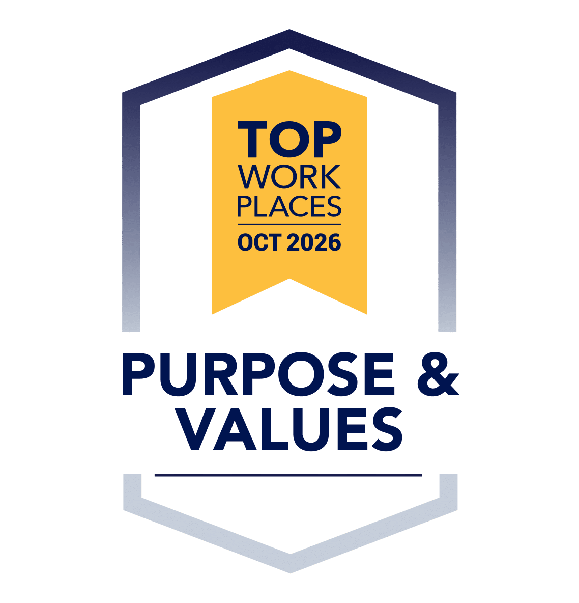2026 Top Workplaces Culture Excellence Award: Purpose & Values
